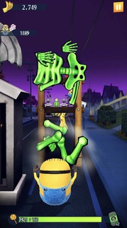 ミニオンラッシュ ハロウィンのミスアクション