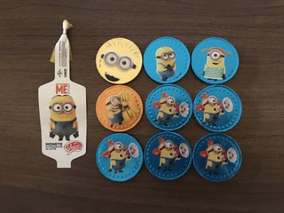 ミニオンズ ネット入りコインシェイプチョコレート