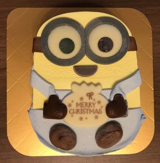 ミニオンクリスマスアイスケーキ2018