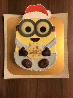 ミニオンクリスマスアイスケーキ2018